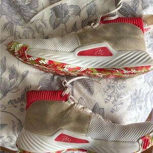 Adidas Dame 5 All Skate Red and White Men's Basketball Shoes Size 9.5